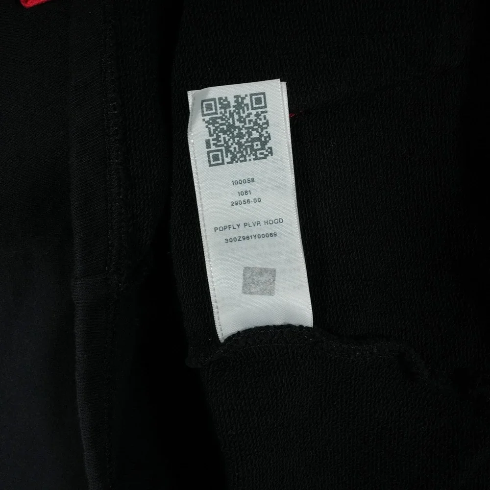 True Religion Mens Black Red Colorblock Short‎ Sleeve Hoodie Popfly PLVR Medium